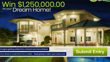 PCH $1250000 DreamHome Sweepstakes