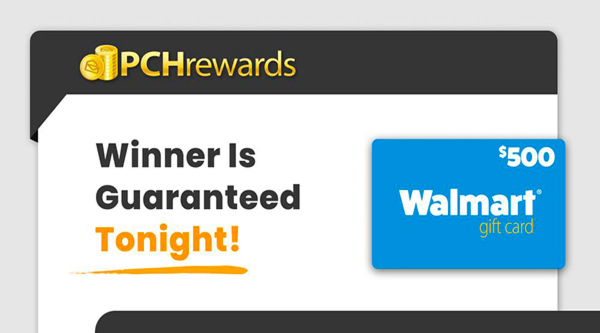 PCH Walmart 500 Gift Card