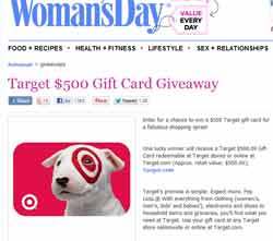 Womans Day Sweepstakes