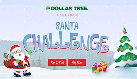 www.SantaChallenge.com Dollar Tree