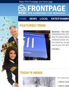 pchfrontpage.com PCH Search and Win