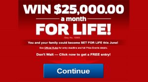Win PCH $25,000.00 a Month for Life