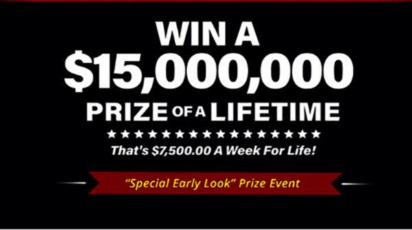 PCH $15000000.00 Prize of a Lifetime