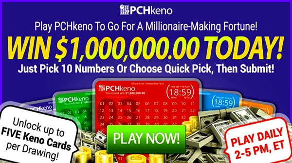 Play PCH Keno